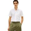 Tommy Hilfiger Uomo Camicia Light Oxford Solid Shirt Maniche Corte, Bianco (White), M