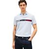 Tommy Hilfiger Uomo Maglietta Polo Maniche Corte Chest Insert Regular Fit, Blu (Breezy Blue), XS
