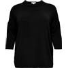 ONLY Carmakoma Carlamour 3/4 Top Jrs Noos Carlamour 3/4 Top Jrs Noos Donna (Pacco da 1)