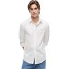 Tommy Jeans Uomo Camicia Poplin in Cotone, Bianco (Ecru), XL