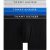 Tommy Hilfiger Uomo Slip Boxer Confezione da 3 in Cotone Elasticizzato, Multicolore (Blk/Time Cobalt/Lght Cast), L