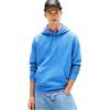 Tommy Jeans Uomo Felpa Regular Fit Flag Fleece con Cappuccio, Blu (Blue Twilight), M
