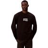 Calvin Klein Uomo Felpa Fleece Retro Graphic con Scollo Rotondo, Nero (Black), XL