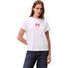 Calvin Klein Donna T-Shirt Maniche Corte Classic Boxed Monogram con Logo