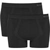 sloggi Donna Go Smooth Short 2P, Nero, M