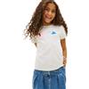 Tommy Hilfiger Bambina T-Shirt Maniche Corte Puff Print in Cotone, Grigio (Light Grey Heather), 16 Anni