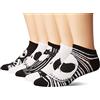 Disney Nightmare Before Christmas 5 Pack No Show Sock, Assorted Neutral, One Size