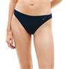 Tommy Hilfiger Donna Slip Taglio Bikini Microfibra, Blu (Dark Night Navy), S