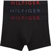 Tommy Hilfiger Uomo Boxer Confezione da 3 con Fascia con Logo, Nero (Fre Rd/AE Sea/RAS Ju), XS