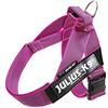 Julius-K9 Pettorina a Fascia Color & Gray, Taglia 0, Rosa/Grigio