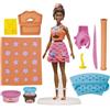 Play-Doh, Barbie, Uncinetto da Spiaggia, Crea Vestiti alla Moda per Bambole con la Pasta modellabile e Gli Accessori Fashion, attività artistiche per Bambini e Bambine dai 5 Anni in su