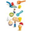 PLAYMOBIL | JUNIOR | Set | Set di giochi per la sabbia per un gioco creativo all'aperto | Con accessori per costruire, modellare ed esplorare | Per bambini da 1 anno in su | 210529
