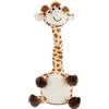 Idena 40362 - Giraffa chiacchierona, Circa 32 cm, Peluche Che ripete Tutto con Una Voce Buffa e muove Il Collo, a Batteria