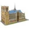 EXPLORA SCIENCES EXPLORA - Notre Dame de Paris - Puzzle 3D - 540025-53 Pezzi - Monumento Storico - Livello 4 - Senza Colla Né Forbici - Parigi - Costruzione - Regalo - Modellino - 5 anni