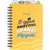 Mr. Wonderful - Quaderno A5 con divisori con linguetta - Grandi obiettivi, grandi progetti