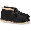 shoes&blues.es Stivali da Deserto da Donna e da Uomo Realizzati in Pelle Scamosciata e Montone, con Comoda Suola Antiscivolo in Crepe e Chiusura con Lacci. Nero Talla 37