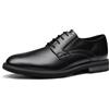 Bruno Marc Oxford Uomo Pelle Derby con Suola Eva,Nero,44