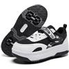 YINGCSM Scarpe con Rotelle Scarpe Pattini Bambino Bambina Scarpe con Rotelle 4 Rotelle a Scomparsa Scarpe Sportive