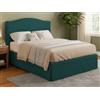 Talamo Italia Letto Matrimoniale Morley Verde Petrolio Sfoderabile Contenitore, Dimensione Materasso 160x190 cm