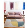 Ted Baker Westminster Savile - Tappeto in lana, colorato, naturale e fatto a mano, design retrò per soggiorno, camera da letto, crema, multicolore, 120 x 170 cm