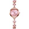 JUSKAQZYI Orologio da polso da donna alla moda, di lusso, con cinturino a trifoglio, casual, al quarzo, adatto for abbinamenti con abiti