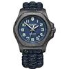 Victorinox Orologio Uomo I.N.O.X. Carbon Ø 43 mm, Swiss Made, Quarzo Analogico, Impermeabile fino a 200 m, Vetro Zaffiro, Cinturino in Paracord, Blu