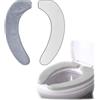 ZHYUAN 2 Pezzi Appiccicoso Cuscino del Sedile del Water,Coprisedile Tappetino WC,Universale Coprisedile per WC,Cuscino per Sedile WC,Copriwater Tappetino Lavabili Spessa,per Donne, Mamme in Attesa, Anziani