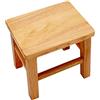 XJHOME Sgabello in legno Piccolo sedile portatile piccoli sgabelli sgabelli di sgabelli sgabello per stoccaggio sgabello per culla per cucina Bagno camera da letto leggera e antiscivolo panca in legno