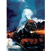Pyramid International Harry Potter Stampa su tela Hogwarts Express, 60 x 80 cm