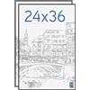 MCS Set di 2 cornici originali per poster, 24 x 36 cm, colore: nero