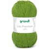 Gründl Lisa Premium Uni Filato, Acrylic, può Verde, 50 g