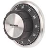 Westmark Timer da cucina, Meccanico, Magnetico, 1-60 minuti, Acciaio inox/Plastica, Redondo, Antracite/Argento, 10922260