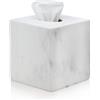 Essentra Home EssentraHome Copertura Tissue Box quadrato bianco per Vanity controsoffitti