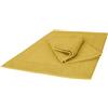 Ruggeri Set 2 Tappeti Bagno 50x80 cm, Morbido Cotone, Resistenti, Giallo