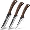 HOSHANHO Set di Coltelli da Macellaio, 3 Pezzi Coltelli da Cucina Affilato