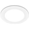BRILONER - 1x faretto da incasso LED 230V piatto, luce bianca neutra, 12W, 1200lm, spot LED, faretti da soffitto, faretti LED 230V, 170x30mm (DxH), bianco