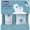 CHICCO (ARTSANA SpA) Chicco Natural Sensation Baby Set Cofanetto Daily Protection Bagnoshampoo 200 ml + Pasta Lenitiva 100 ml