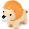 Little Big Friends Jackson il Leone | Sonaglio morbido Little Big Friends | Peluche prima età | Facile da pulire | Ideale per passeggino, seggiolino auto e borsa fasciatoio