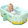 BORDEAG Vasca Da Bagno Pieghevole Per Bambini, Vasca Da Bagno Del Bambino Grande Vasca Da Bagno Portatile Bagno Doccia Portatile Bagnetto Pieghevole 0-8 Anni Per La Doccia