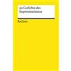 Reclam Philipp Jun. 50 Gedichte des Expressionismus: 19543