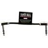 Ernie Ball, Singolo cavo patch piatto con jack stereo a pipa, lunghezza 7,6 cm, Nero