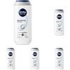 NIVEA MEN Doccia Shampoo Sensitive 250 ml, Docciaschiuma uomo 3 in 1 per viso, corpo e capelli, Bagnoschiuma uomo con Vitamina E e Acido Ialuronico, Fragranza delicata, pH neutro, Per pelli sensibili
