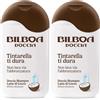 Bilboa, Docciaschiuma Latte di Cocco, Effetto Idratante, Mantiene l'Abbronzatura, Formula Delicata con Aloe Vera, Ideale per Corpo e Capelli, Dopo una Giornata di Sole, 220 ml (Confezione da 2)