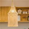 caapmony Paralume macramè per ufficio moderno e arredamento, decorazione per la casa bohémien
