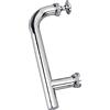 Generic Maniglie di ricambio per porta della doccia, fori centrali da 145 mm, design push and pull per porte in vetro per bagno, cucina e ufficio