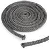 LALAGO 1 pezzo Φ 14mm x 2,5m Guarnizione Stufa a Legna, Cavo di Tenuta per Stufa a Pellet in Fibra di Vetro, Linea di Tenuta Corda Ignifuga per Porte di Caminetti per Stufa, Camini, Forno, Caldaia