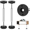 LZEXIN 2 Pezzi Puntello Telescopico Regolabile,Aste Di Supporto Telescopiche Da 28-42 Cm,Puntelli Telescopici Regolabili Per Pensili, Mobili Da Bagno, Mobili Tv, Mobili Da Cucina,Capacità Di Peso 300 Kg