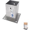 GeZu Impex Base per Palo in Legno 141 x 141 mm