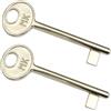 GAMOBIFER Chiave per Serratura AGB Interna ad Incasso (NICHELATO, PASSEPARTOUT)