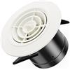HG Power Griglia Aerazione 100mm Griglia Aerazione Regolabile per Ventola Aspirazione Bagno, Tubo Cappa Cucina